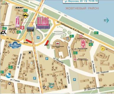 Prismatron, Prism A in Dnipro (Dnipropetrovsk) Novij mist r-n Cirku - 461750 scheme