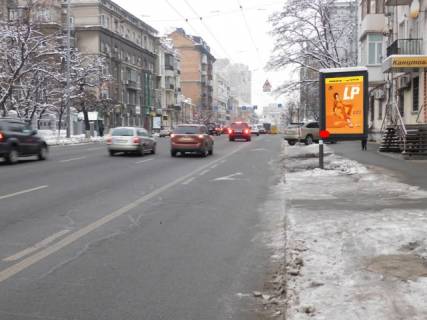 Cityscroll A in Kyiv, 1.2x1.8  Saksagans'kogo st. 60 A, (Institut medicini, Licej podatkovoi ta reklamnoi spravi No21), v napramku Peremogi prosp. Photo 1