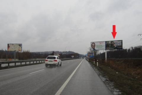 Billboard A in Kiev roads, 6x3  Novoobuhivs'ka trasa (Dniprovs'ke sose), v napramku m.Kiiv pisla TC "Megamarket",5km+100m, pravij Photo 1