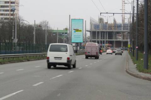 Billboard A in Kyiv, 3x6  Kurbasa Lesa prosp.,18 (Sil'po, Osadbank, ATB market, El'dorado), v naav. Kil'ceva doroga Photo 1