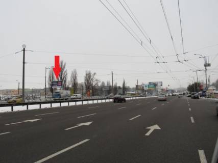 Billboard B in Kyiv, 6x3  Kil'ceva doroga, km 2+955 (bila avtosalona, gotel' "Tisa", AZS "BROM", Tehnopolis), v napramku prosp. Peremogi Photo 1