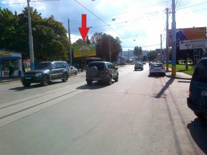Billboard B in Lviv, 6x3  Mikolajcuka st., (AZS "ANP", TC "Kontinent", Salon krasi Art Hair Center, Kinceva zupinka tramvau), v napramku centra mista Photo 1