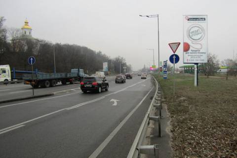 Backlight A in Kyiv, 8x4  Naddniprans'ke sose, 8 (AZS "WOG", AZS "AVIAS plus"), v napramku mist Patona Photo 1