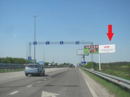 Billboard A in Kiev roads, 6x3  Zitomirs'ke sose , v napramku z m. Kiiv, za s.Mila, pered zapravkou UPG, (zamis'kij kompleks "Babuskin Sad"),7km+600m, pravij Photo 1