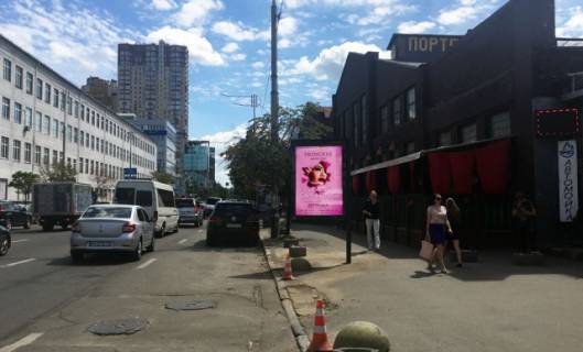 Cityscroll A in Kyiv, 1.2x1.8  Zilans'ka vlu., 107 ("Porter")_naav. do st.Vokzal'na (Porter pab) Photo 1