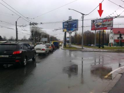 Billboard A in Lviv, 6x3  Strijs'ka st. - Rubcaka I. st. (Park Bodnarivka, Watsons, magazin kaminiv AV-KAMIN, ZK Levi mista), v napramku z centra mista Photo 1