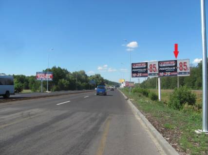 Billboard A in Khodosivka, 6x3  Novoobuhivs'ka trasa (Dniprovs'ke sose), v napramku m. Kiiv,750m. pisla TC"Megamarket", Sadovij centr "Interflora", Motocentr Stihl, pravij 9km+200m Photo 1