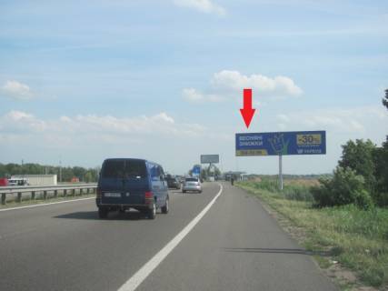 Billboard A in Kiev roads, 6x3  Novoobuhivs'ka trasa (Dniprovs'ke sose), v napramku z m. Kiiv, 300 m.. pisla TC"Megamarket", "Manufaktura" ,600 m. ZK Nova Konca Zaspa,  livij Photo 1