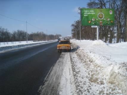 Billboard A in Cherkasy, 6x3  Sumgaits'ka st., Navproti budinku No 67 po prov. Kotovs'kogo (AZS "ANP", Zolotonis'ke sose - v'izd / viizd na  Kiiv) Photo 1