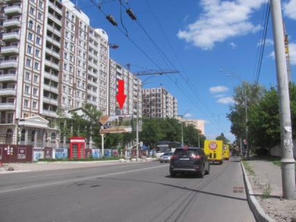 Billboard B in Kyiv, 6x3  Maksimovica M. st. (Trutenko Onufria), 22 (Akademia SBU, klub "SAXON", 600m. do st. m. Vasil'kivs'ka), v napramku Golosiivs'kogo prosp. Photo 1
