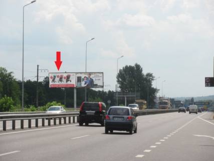 Billboard B in Kiev roads, 6x3  Novoobuhivs'ka trasa (Dniprovs'ke sose), v napramku z m. Kiiv, 300m do AZS OKKO livij 8 km + 300m Photo 1