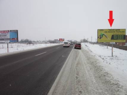 Billboard A in Sknyliv, 6x3  Kil'ceva doroga, km 8 + 500, (Transportna kompania "Trans servis 1", 900 m do AZS Shell), v napramku mista L'viv Photo 1