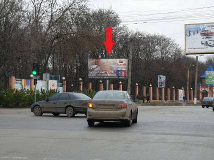 Billboard B in Kropyvnytskyi (Kirovograd), 6x3  Anovs'kogo st.-Geroiv Ukraini st. (Geroiv Stalingrada st.), (ATB-market, AZS "WOG"), v napramku st.Komarova Photo 1