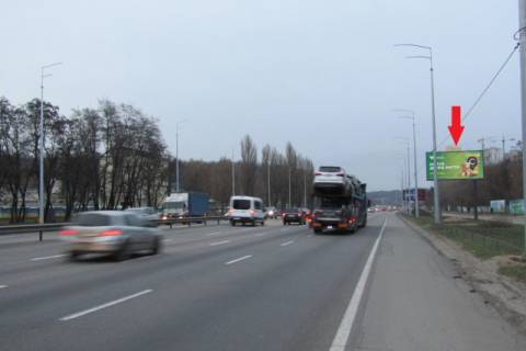 Billboard A in Kyiv, 6x3  Stolicne sose (ZK "SVITLO PARK"), v napramku metro Vidubici, Furset, Naddniprans'ke sose Photo 1