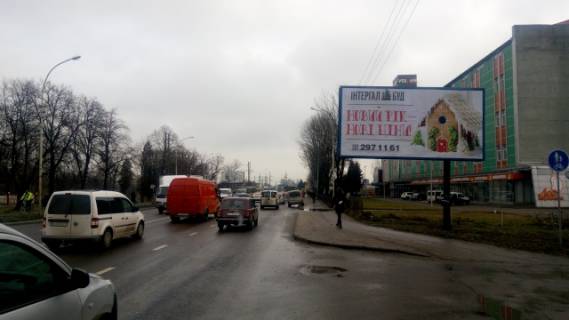 Billboard A in Lviv, 6x3  Lipins'kogo V. st., 60 (gotel' "Volter", Avtovokzal Pivnicnij, Leo Keramika, AZS UkrAvtoGaz), v napramku Hmel'nic'kogo B. st. Photo 1