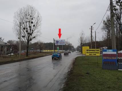 Billboard B in Kharkiv, 6x3  Zalutins'ka st.,53 (optova baza Profnastil, Metalocerepica) ,viizd z mista Photo 1