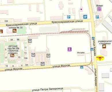 Prismatron, Prism A in Vinnytsia perehresta st. Akademika Angela/st. Batoz'ka - 466596 scheme