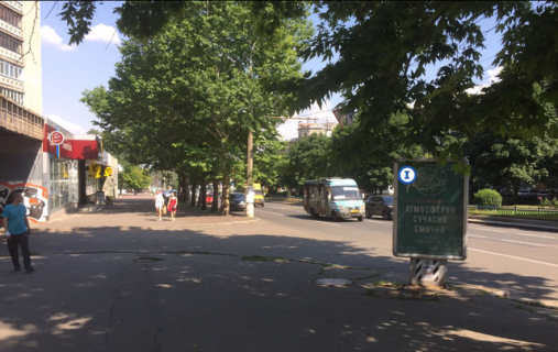 Citylight B in Mykolaiv, 1,2*1,8  av. Central'nij, 74 A - kut st. Lagina, Rozetka, Kibernetiki Photo 1