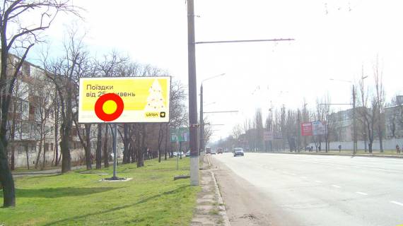 Billboard B in Mykolaiv, 3*6  st. Kosmonavtov, 84 - st. 12-aa prodol'naa (Strojrinok) (storona B) Photo 1