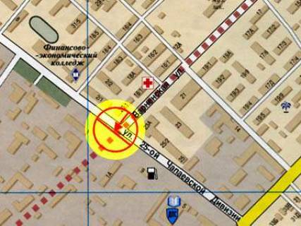 Billboard A in Odessa Inglezi ugol Varnenskoj A scheme