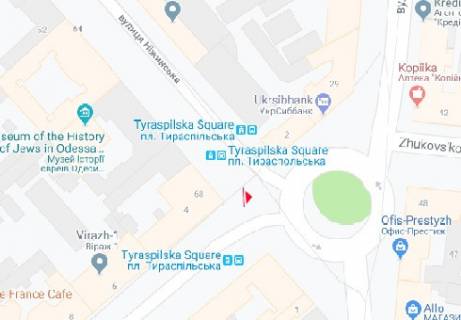 Scrolller, Scroll A in Odessa, 2.32x3.14  Nizins'ka st. No68 A1 - 465544 scheme