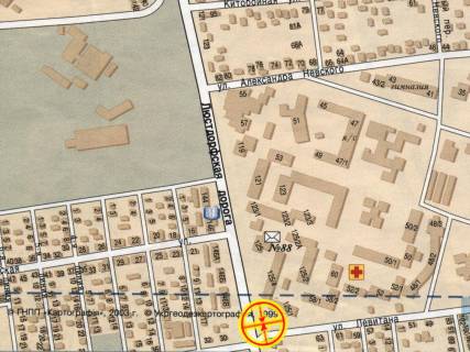 Prismatron, Prism B in Odessa, 3x6  Люстдорфська дорога, 125/1 - Левітана вул. - 569957 scheme