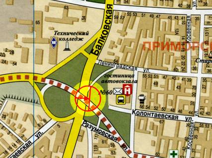 Billboard B in Odessa Avtovokzal most V scheme