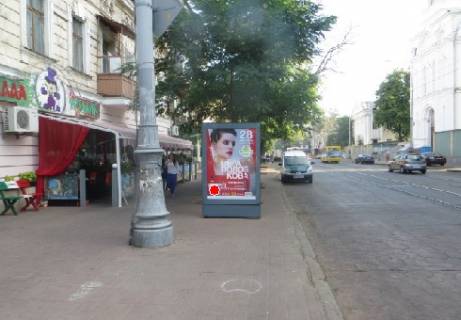 Citylight B in Odessa, 1.8x1.2  Preobrazens'ka st., 55, Bazarna st. Photo 1