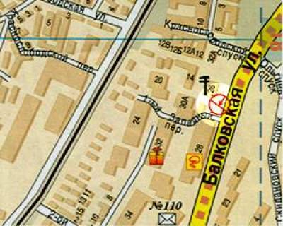 Prismatron, Prism A in Odessa Balkovskaa ugol Krasnoslobodskogo spuska A2 - 465607 scheme