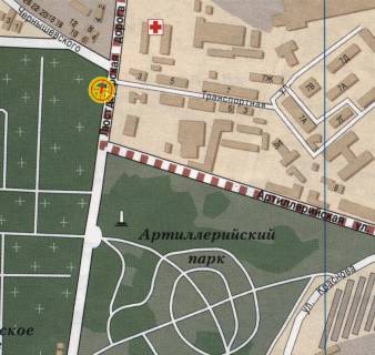 Billboard B in Odessa Lustdorfskaa doroga No 5/2 (napr-v) V scheme