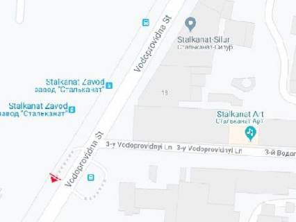 Billboard B in Odessa, 3x6  Водопровідна вул., Консервний завод scheme