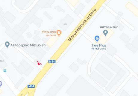Billboard B in Odessa, 3x6  Миколаївська дорога, 185 scheme
