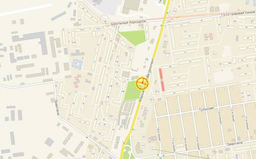 Billboard B in Odessa pr-t Nebesnoj Sotni No47/3 V scheme