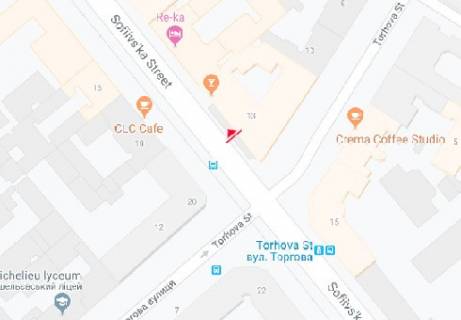 Citylight A in Odessa, 1.8x1.2  Sofiivs'ka st. - Torgova st., v misto, A scheme