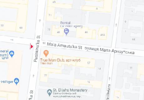 Scrolller, Scroll B in Odessa, 2.32x3.14  M. Arnauts'ka st. - Puskins'ka st., 72 "CUM" - 472654 scheme