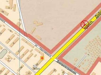 Billboard B in Odessa trasi, 3x6  Новомиколаївська дорога, 19 км, с. Ілічанка, біля АЗС "Укрнафта", з міста scheme