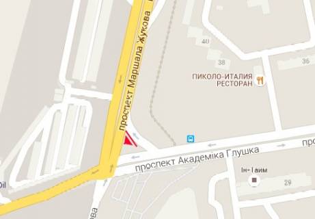 Billboard A in Odessa, 3x6  Небесної Сотні пр. - Академіка Глушка пр., 40 scheme
