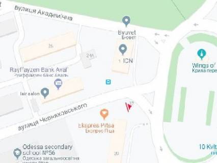 Prismatron, Prism B in Odessa, 3x6  10-го Квітня - Черняховського вул., ліва - 583203 scheme