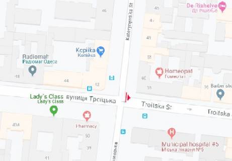 Scrolller, Scroll A in Odessa, 2.32x3.14  Troic'ka st., 39 - Katerinins'ka st. A5 - 465487 scheme