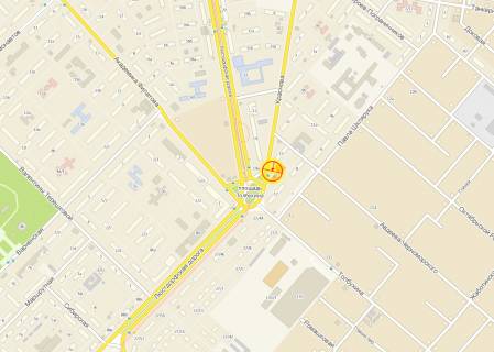 Billboard A in Odessa Краснова №15 В scheme