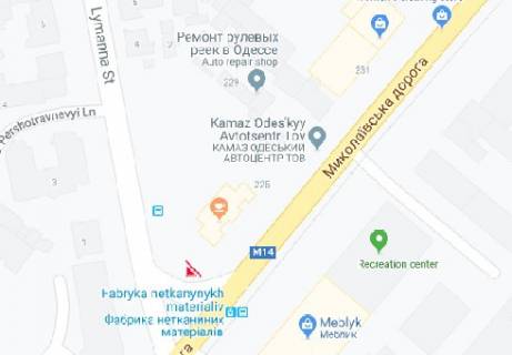 Prismatron, Prism B in Odessa, 3x6  Mikolaivs'ka doroga, 225A - Limanna st. - 499096 scheme