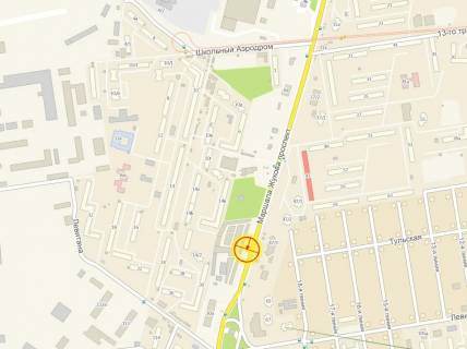 Billboard B in Odessa, 3x6  Небесної Сотні пр. (колиш. Жукова пр.), 47/1, біля "Сільпо", з центру scheme