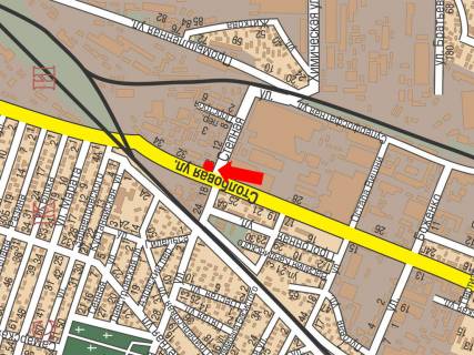 Billboard A in Odessa, 3x6  Стовпова вул., 30 / Степова вул., біля АЗС "Socar", з центру (флажок) scheme