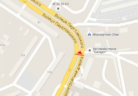 Billboard A in Odessa, 3x6  Семена Палія вул. - Паустовського вул., 31 scheme