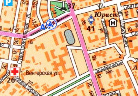 Citylight A in Odessa, 1.8x1.2  Admiral's'kij av. 1-B A scheme