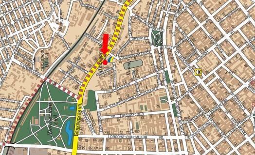 Billboard B in Odessa, 3x6  Балківська вул., 35, біля автосалону Toyota scheme