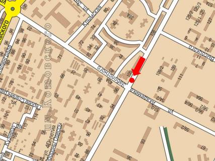 Prismatron, Prism A in Odessa, 3x6  Палія вул. (кол. Дніпропетровська дорога), 100 / Заболотного вул., роздільник, біля супермаркетів "Ельдорадо", "Сільпо", в центр, ліва - 569658 scheme