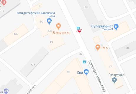 Scrolller, Scroll A in Odessa, 2.32x3.14  Sevcenka prosp., 15/1 - 499178 scheme