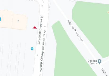 Citylight A in Odessa, 1.8x1.2  Zaliznicnij vokzal, svidkisna 2 A, zupinka scheme