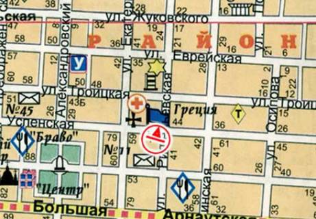 Scrolller, Scroll A in Odessa, 2.32x3.14  Risel'evs'ka st., 44 - Uspens'ka st. A2 - 465462 scheme